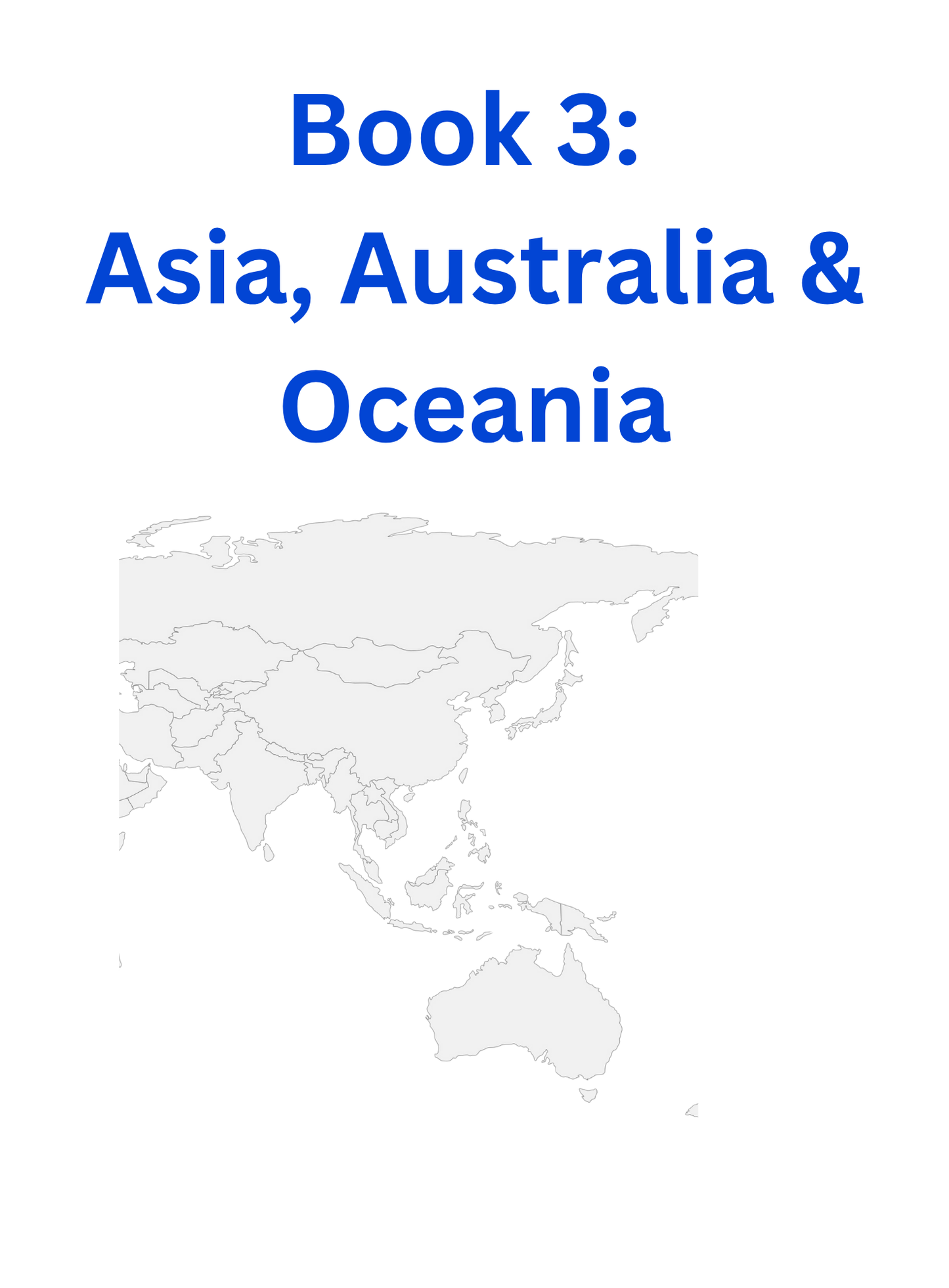 Flags of the World Color By numbers Part 3 Asia, Australia, and Oceania
