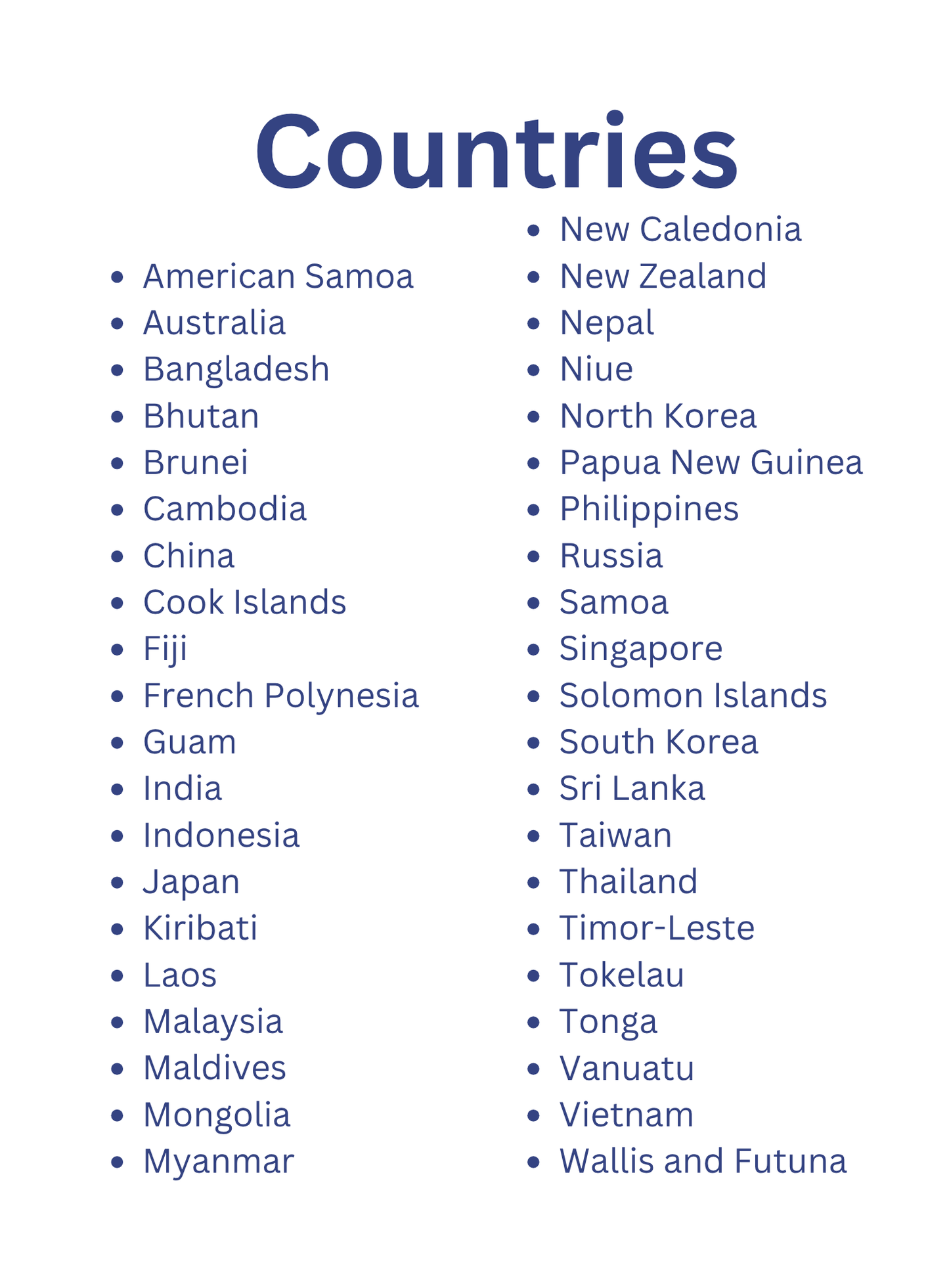 Flags of the World Color By numbers Part 3 Asia, Australia, and Oceania
