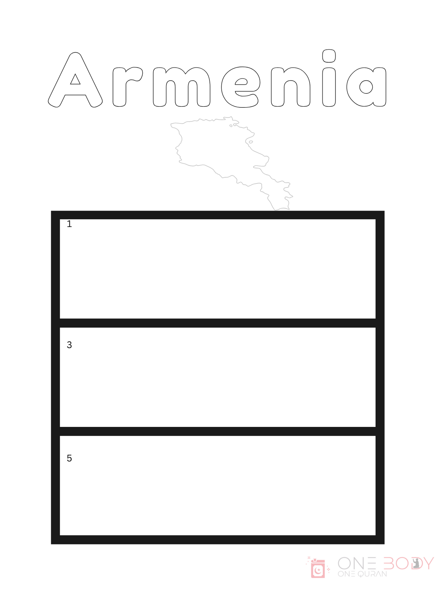 Flags of the World Color By Numbers Part 2 Africa and the Greater Middle East