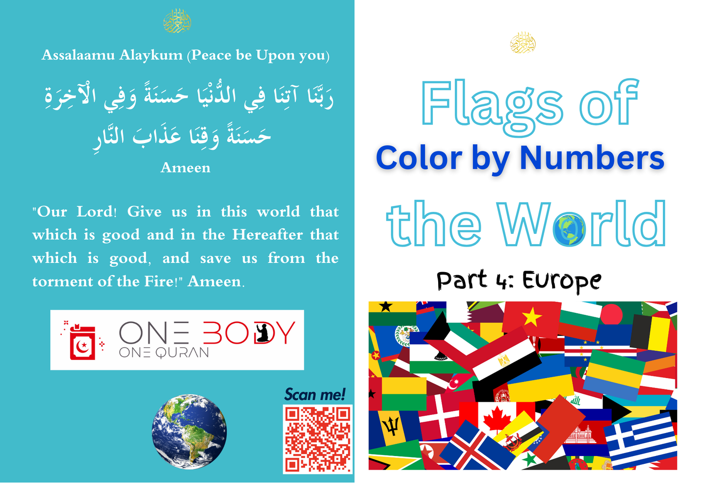 Flags of the World Color By numbers Part 4 Europe
