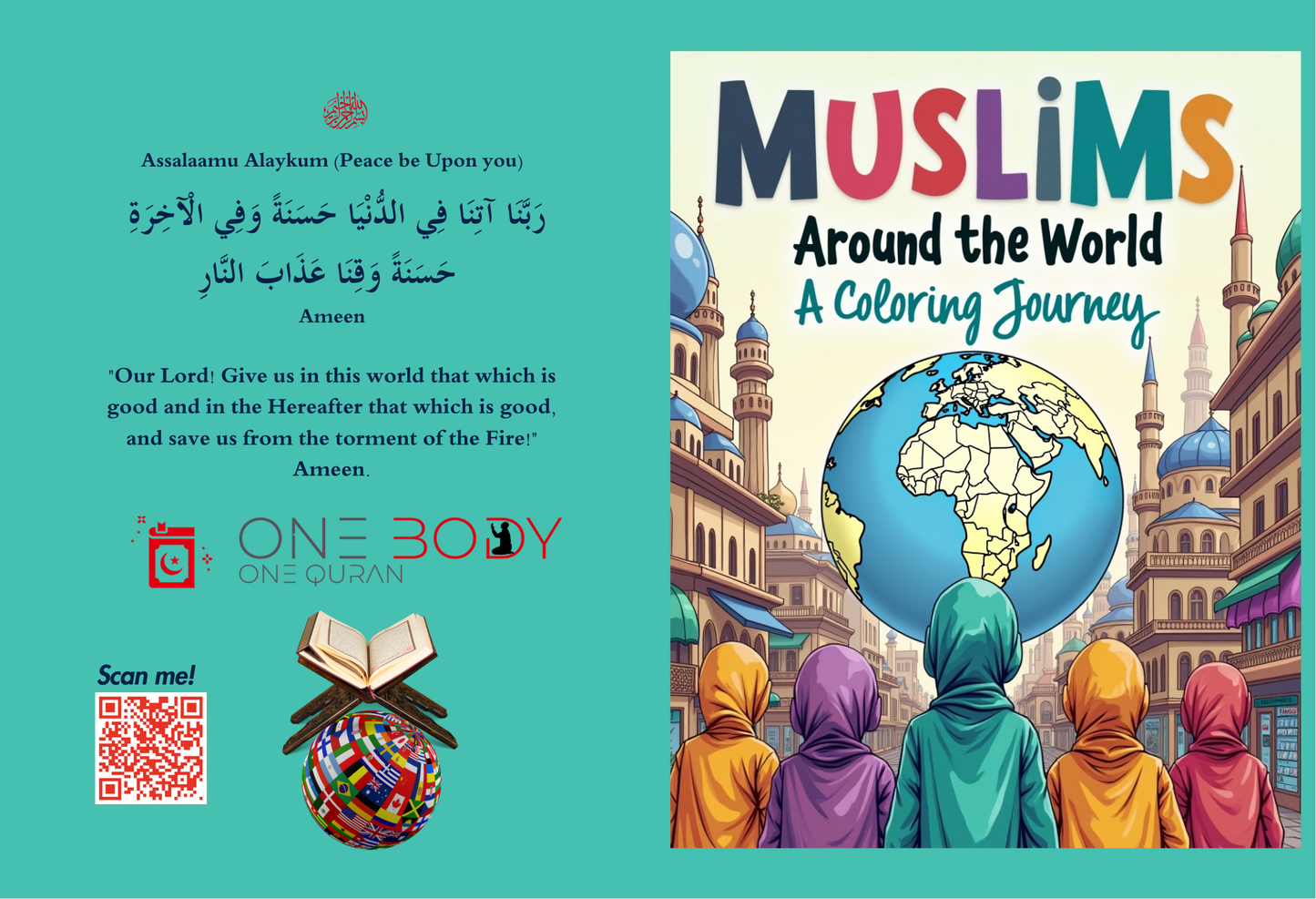 Muslims Around the World: A Coloring Journey" [Pre-Sale]