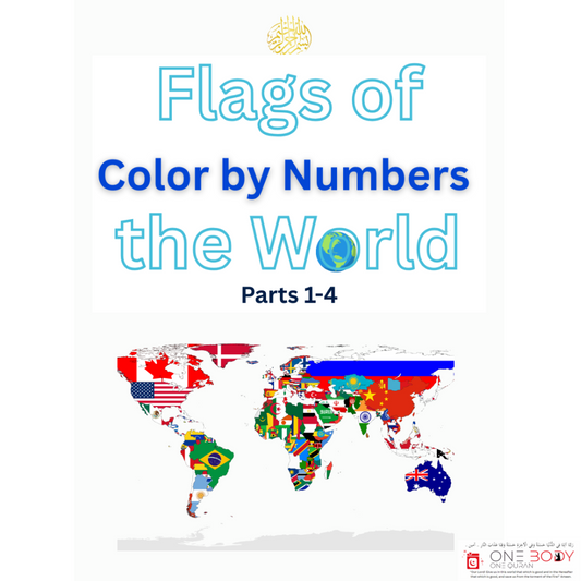 Flags of the World Color By Numbers Bundle