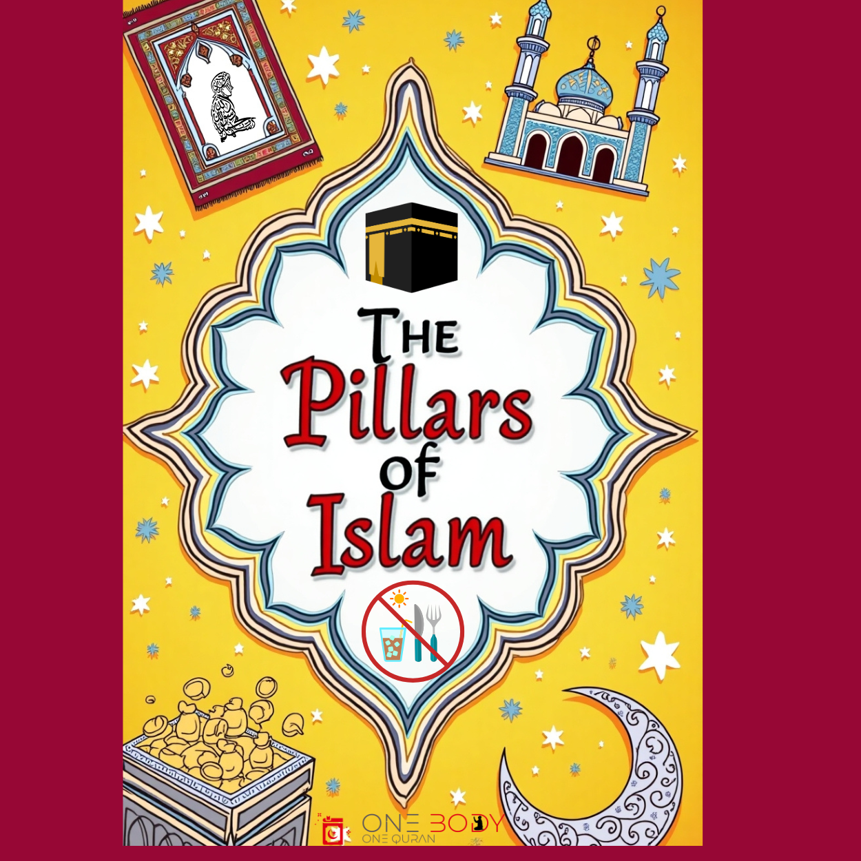 Pillars of Islam Arabic English Coloring Book [Pre-Sale]
