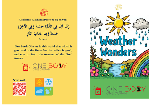 Weather Wonders: A Muslim & Arabic-English Bilingual Coloring Adventure [Pre-Sale]
