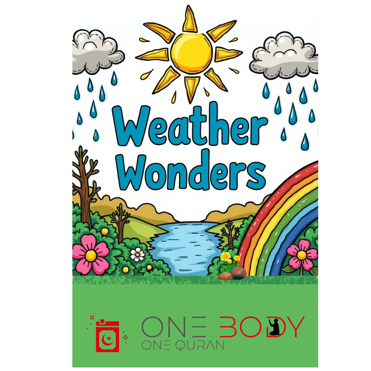 Weather Wonders: A Muslim & Arabic-English Bilingual Coloring Adventure [Pre-Sale]